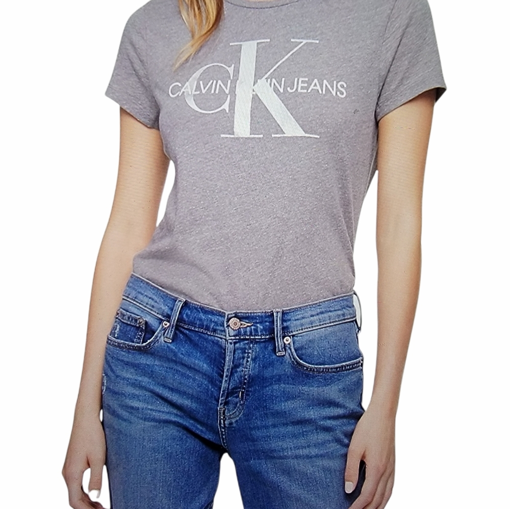 Calvin Klein Jeans Women's Metallic Monogram Logo